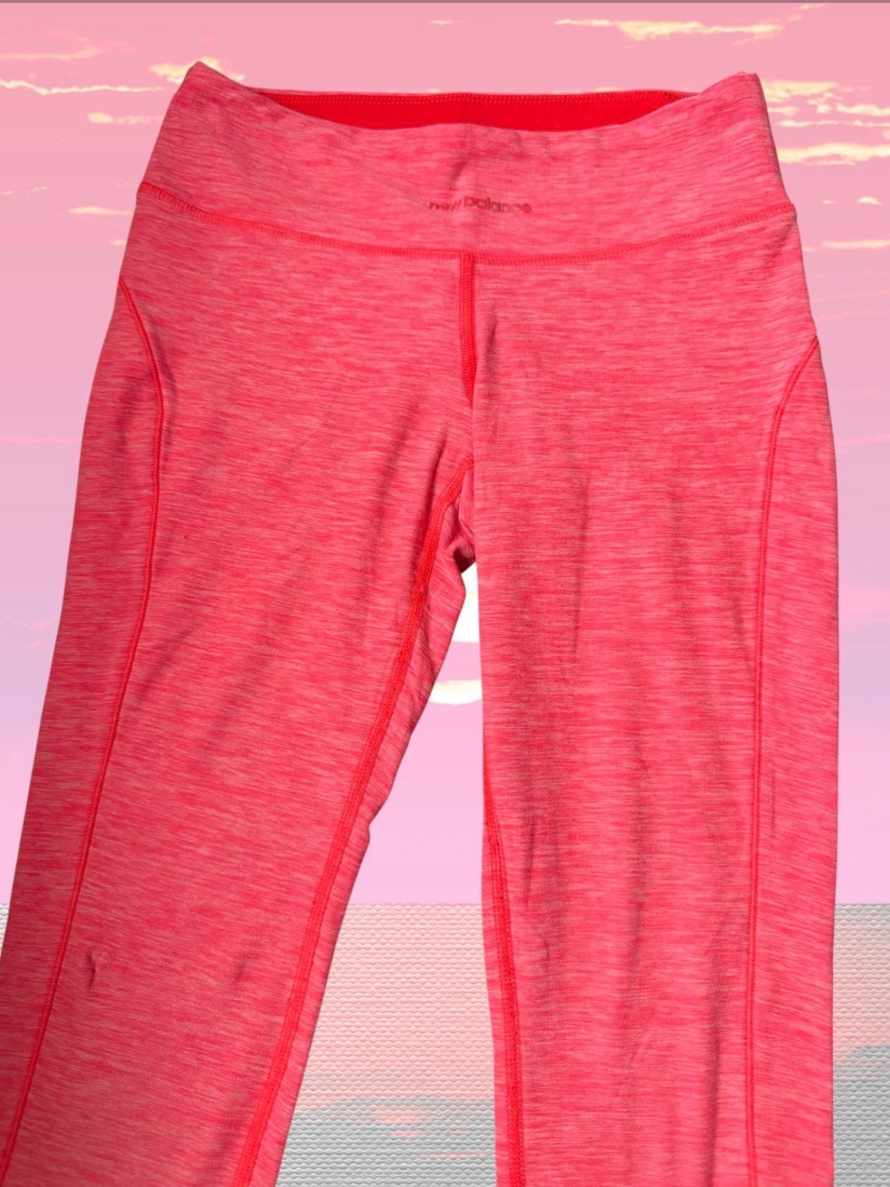 Capri Leggings NEW BALANCE  Size S Pink Neón Color.